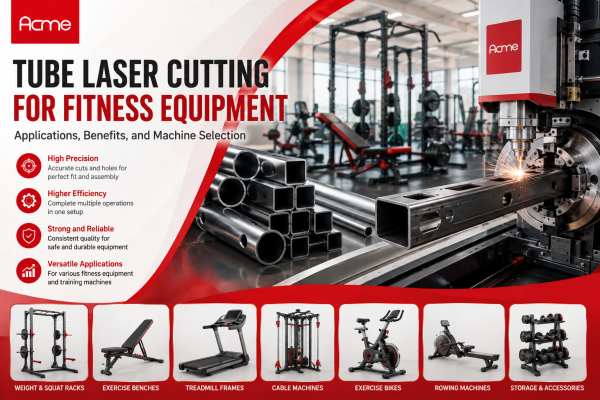 Learn how tube laser cutting improves fitness equipment manufacturing